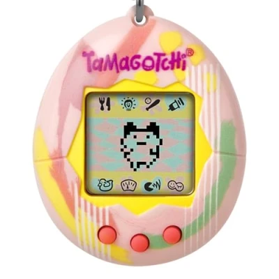 Immagine di Bandai Tamagotchi originale Art Style Animale elettronico virtuale con schermo a colori, pulsanti, giochi interattivo Giocattolo per bambini 8 anni e + in italiano 42883