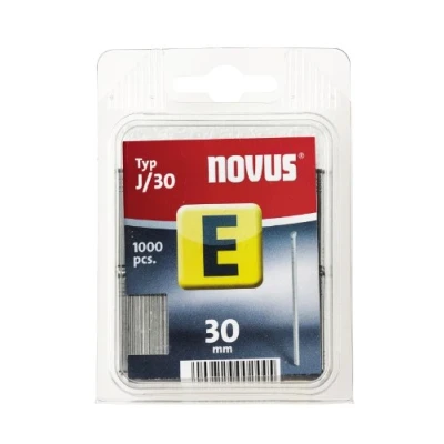 Immagine di Novus, Chiodi tipo J 1000 pezzi 044 0066 staffe J/30 dimensioni:30 mm x 1,2