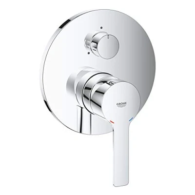 Immagine di GROHE Miscelatore Monocomando a 3 Vie con Deviatore, Grigio (Cromo) 24095001