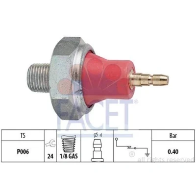 Immagine di FACET 7.0015 Bulbo Pressione Olio 1/8 GAS Made in Italy OE Equivalent OPEL: Corsa B Hatchback, C Meriva A, HONDA: CIVIC 6 Hatchback