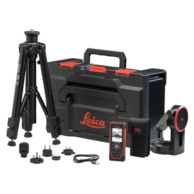 Immagine di Leica DISTO X6 metro laser robusto (classe di protezione IP65) con Bluetooth uso app e fotocamera del mirino per misurazioni della distanza nelle condizioni più difficili (uso esterno interno)