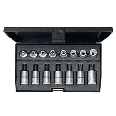 Immagine di Gedore 1509942 Kit inserti giravite a bussola 3/8 (10 mm) 15 parti