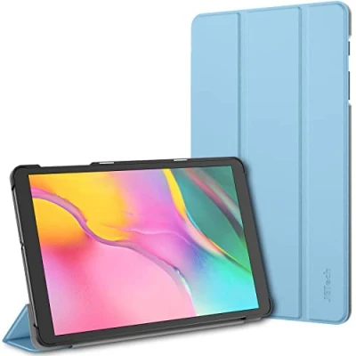 Immagine di JETech Custodia per Samsung Galaxy Tab A 10,1 2019 (SM T510/T515), Supporto Sottile con Retro Rigido Cover (Blu)