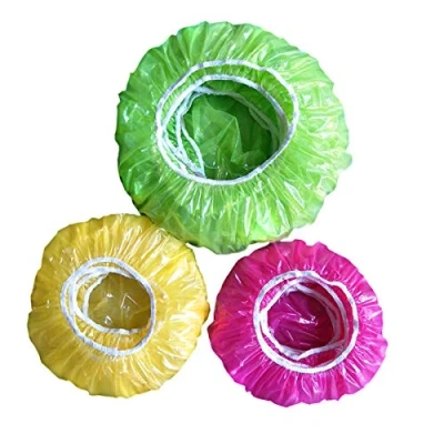 Immagine di TheStriven 90 Pezzi Coperchi Ciotola in plastica di Stretch per Alimenti, Riutilizzabile ed Espandibile Coperchio Tazza Pentole e Freezer BPA Free