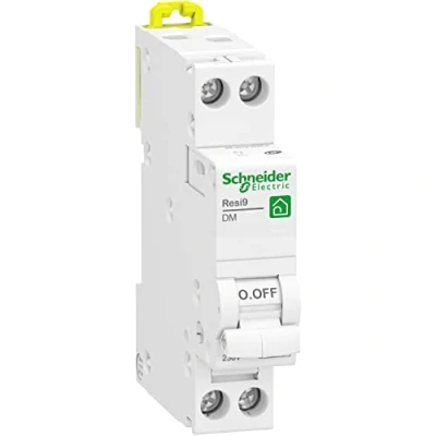 Immagine di Schneider Electric R9PFD625 Resi9 Interruttore modulare 1P+N 25A curva D pettinabile Disgiuntore XP