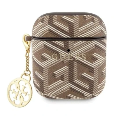Immagine di Guess GUA2PGCE4CW Custodia per AirPods 1/2 Cover Marrone GCube Charm