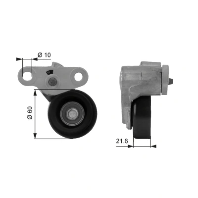 Immagine di GATES T38159 Rullo Tendicinghia FleetRunner Micro V Stretch Fit HUMMER: H2 Fuoristrada chiuso