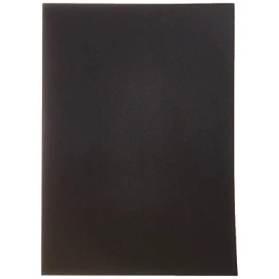 Immagine di House of Card &amp; Paper Fogli in formato A4, 210 g/m², colore: nero (Confezione da 100 fogli)