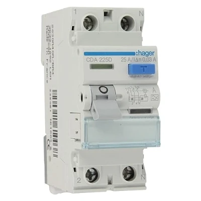 Immagine di Hager CDA225D RCD 2P 25A 30mA 6kA tipo A