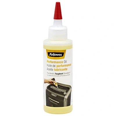 Immagine di Fellowes Olio per Distruggi Documenti, Tritacarte a Frammento e Striscia, 120ml Lubrificante con Beccuccio