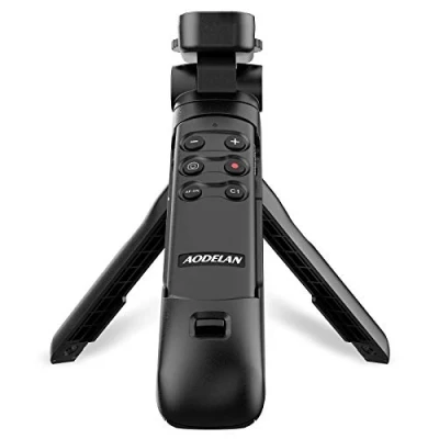 Immagine di AODELAN Treppiede per fotocamera Bluetooth con telecomando selfie e vlogging, compatibile Sony a6400, a6100, a6600, a7 III, ZV1 tutte le fotocamere Sony, sostituisce GP VPT2BT