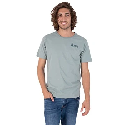 Immagine di Hurley M Bengal SS Tee Maglietta, Verde NETTUNO, L Uomo