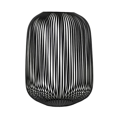 Immagine di Blomus Lanterna Lito nero Dimensioni L 33L x 33B 45H cm Portacandele Portacandela antivento in acciaio inox decorativa Per interni Grande