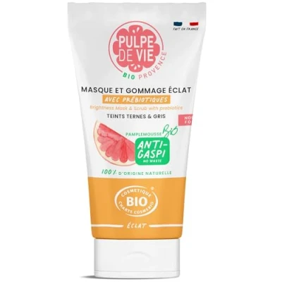 Immagine di Pulpe de Vie Scrub e Maschera Viso Brillante Bio Dolce colpito 75ml Anti gaspi! Pompelmo