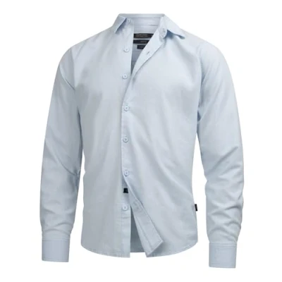 Immagine di Indicode Uomini INSville Shirt Camicia Estiva in Misto Cotone e Lino Sky Way XL