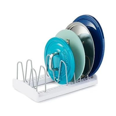 Immagine di YouCopia 50159 StoreMore Organizer regolabile per coperchio, in plastica, colore: Bianco