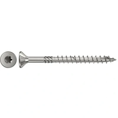 Immagine di Fischer 657024 Viti per truciolare 3.5 mm 35 Interno Esagonale rotondo, multidentato, TX, Torx, Impronta T Acciaio inox V2A resistente alla