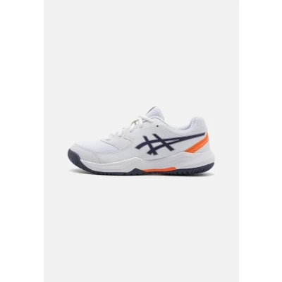 Immagine di Asics Geldedicate 8 Unisex Scarpe da tennis per tutte le superfici bambini, Taglia: 32.5, White/indigo fog Finta pelle / tessuto