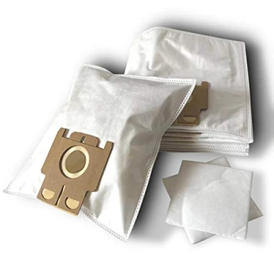 Immagine di 10 sacchetti per aspirapolvere Menalux 3170, (+ 2 filtri NV604)