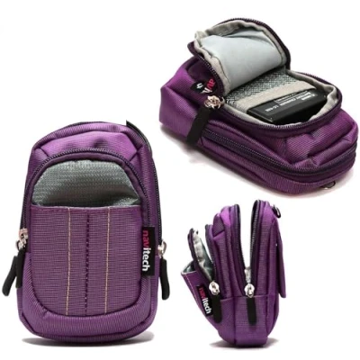 Immagine di Navitech Custodia per fotocamera viola compatibile con Rollei Compactline 10X 20MP, Viola, One size