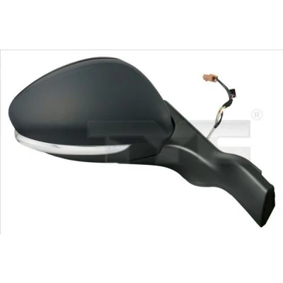Immagine di Specchio retrovisore esterno Tyc 326 0165 Dx nero Regolazione:comando cavo flessibile, convesso, con sensore temperatura PEUGEOT: 2008 Station Wagon