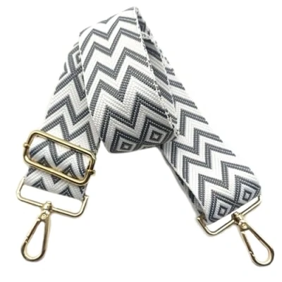 Immagine di Tracolla per Borsa Donna 5cm Larga Tracolla, Tracolle Regolabile, Cinghie con Fibbia Oro Borsetta, Crossbody in Tela Accessori DIY(Grigio), 06
