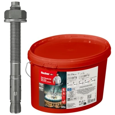 Immagine di Fischer FAZ II Plus 10/10 R Eimer (145) Ancoraggio a cuneo 95 mm 10 568861 145 pz.