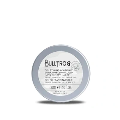 Immagine di Bullfrog Gel Styling Invisibile: Barba, Baffi, Sopracciglia 50ml modellante di forte durata e tenuta Texture trasparente Non contiene fragranza Made in Italy