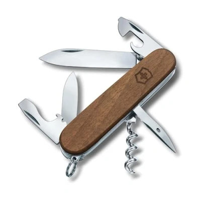 Immagine di Victorinox, Spartan Wood, Coltellino Svizzero, Originale, Multiuso, Campeggio, 10 Funzioni, Needle nose pliers, wire cutter for thin and soft up to 40 HRc