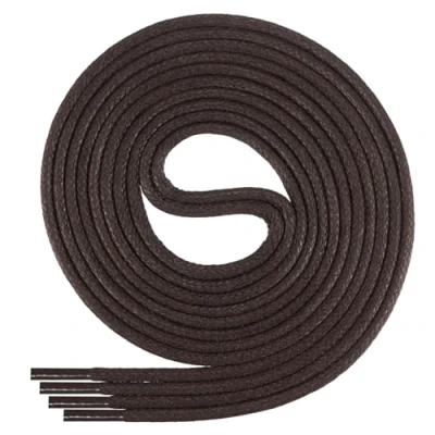 Immagine di Di Ficchiano, lacci cerati premium, rotondi per scarpe eleganti e in pelle, diametro 2 3 mm, lunghezza 45 120 cm, resistenti agli strappi, Adulti (unisex), Dunkelbraun, cm