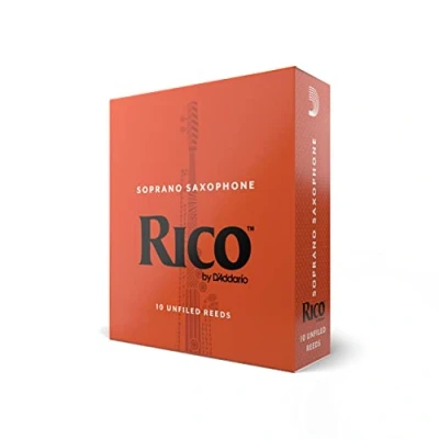 Immagine di Confezione da 10 ance Rico per sassofono soprano, durezza 1,5