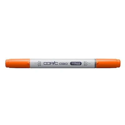 Immagine di Copic Ciao Pennarello Grafico con Doppia Punta, 11 g , Arancione, 12 x 150 mm