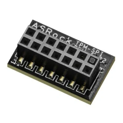 Immagine di Asrock (TPM SPI) Modulo TPM, 14 1 TPM Header, Interfaccia SPI, Famiglia 2.0, Livello 00, Revisione 01.16