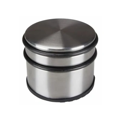 Immagine di Toolland tl74052 fermaporta in acciaio inox, diametro 10 cm x 4 altezza, 1.1 kg Peso