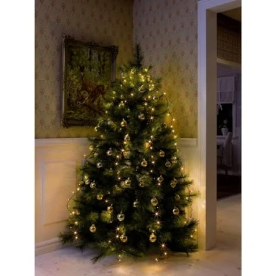 Immagine di Konstsmide 6361 820 Mantello di luci LED per albero interno ERP: G (A G) rete elettrica Numero lampadine 200 (monocolore) Ambra Lunghezza illuminata: