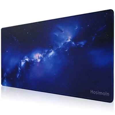 Immagine di Hosimoln Tappetino per mouse da gioco,tappetino grande Dimensioni 70x30cm Spessore 3mm,Tappetino computer antiscivolo e impermeabile con bordi cuciti giochi/ufficio 70 x 30 ingyun02