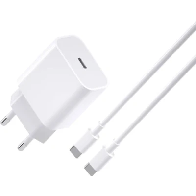 Immagine di PH26 Caricatore rapido da 20 W + cavo USB C compatibile per Oppo A80 5G (caricatore 2M)