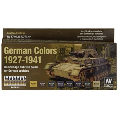 Immagine di Acrylicos Vallejo Model Air Set di Colori Acrilici per Aerografo, Multicolore