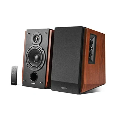 Immagine di Edifier R1700BT Diffusori da Scaffale Bluetooth Monitor Studio Nearfield Attivi Alimentati 2.0 Struttura con Cassa 66w RMS Legno