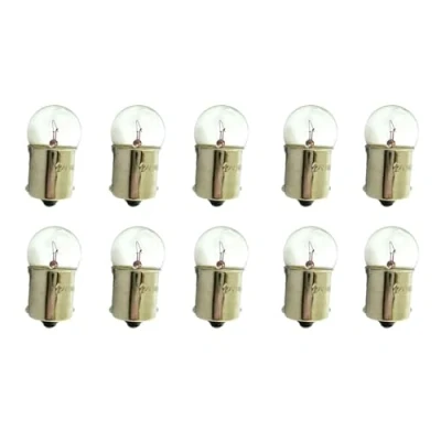 Immagine di CARALL 10 Pezzi di Lampadine Alogene 12V Per Auto (G18,5 BA15S R10W 10W)
