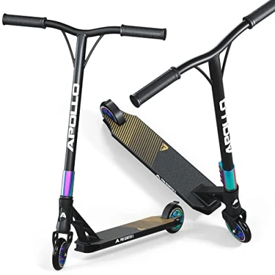 Immagine di Apollo Monopattino Stunt Scooter Genesis PRO Robusto Stuntscooter con Cuscinetti a Sfera ABEC 9, Funscooter, Kickscooter, Trickscooter, Freestylescooter
