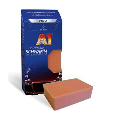 Immagine di Dr. Wack A1 der lucidante Spugna I Premium per lucidatura auto Perfetto l&#039;applicazione di tutti lucidanti durevole tutte le vernici Cura dell&#039;auto alta