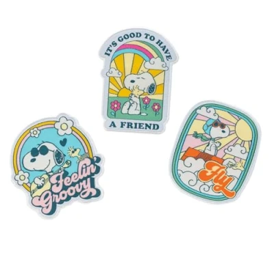 Immagine di Grupo Erik: Toppe Snoopy Peanuts Set Termoadesive Snoopy, 3 adesive per Tessuti, Patch Personalizzate di Vestiti Gadget