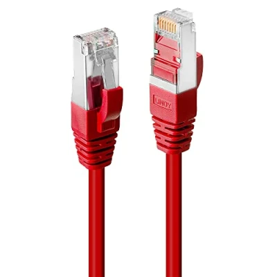 Immagine di LINDY 45621 RJ45 cavo di rete, patch 0.50 m Rosso 1 pz.