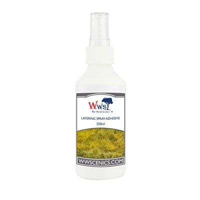 Immagine di War World Scenics Colla Spray per Strati di Erba Statica Flacone da 250ml Modellismo e Wargame