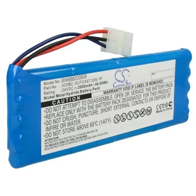 Immagine di vhbw batteria compatibile con Soundcast Outcast ICO420, ICO421 casse, altoparlanti, speaker (2000mAh, 24V, NiMH)