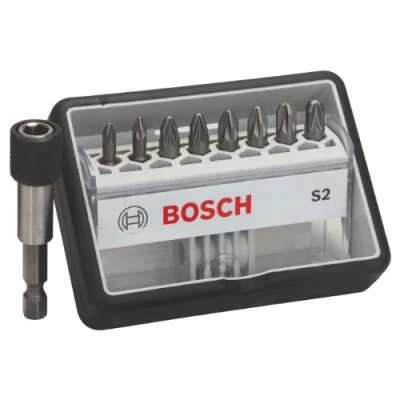 Immagine di Bosch Accessories Robust Line 2607002561 Kit inserti 9 parti Croce Pozidriv