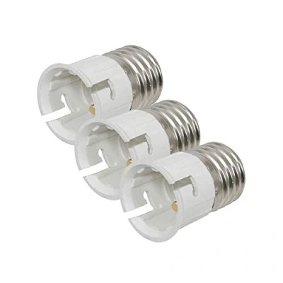 Immagine di Ogquaton 3 Pezzi E27 a B22 Portalampada Convertitore Adattatore, Montaggio Extender Supporto Lampadina Risparmio Energetico Base Nuovo Rilasciato