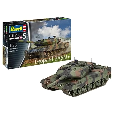 Immagine di Revell 03342 Leopard 2 A6M+ Kit modellino in plastica non costruita o verniciata, scala 1:35
