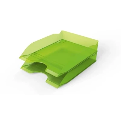 Immagine di Durable Vaschette porta corrispondenza BASIC A4, verde chiaro, impilabili, 6 pezzi, 1701674017